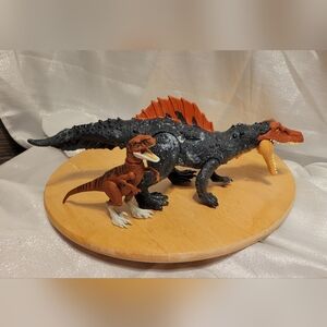 2-Jurassic World Dominion Massive Action Siamosaurus & Atrociraptor Dinosaurs